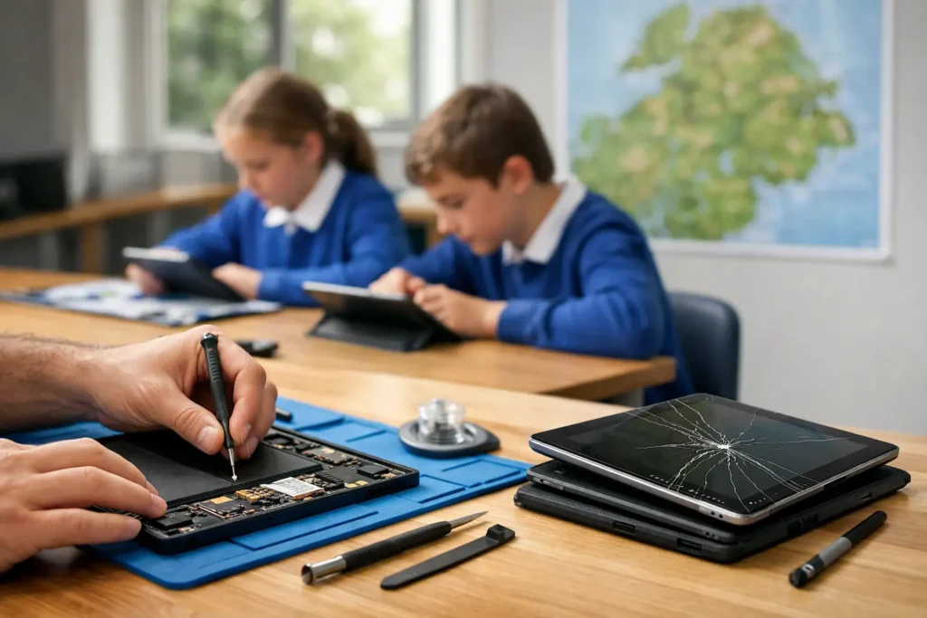 School Tablet Repair Case Study for Cumbria Schools